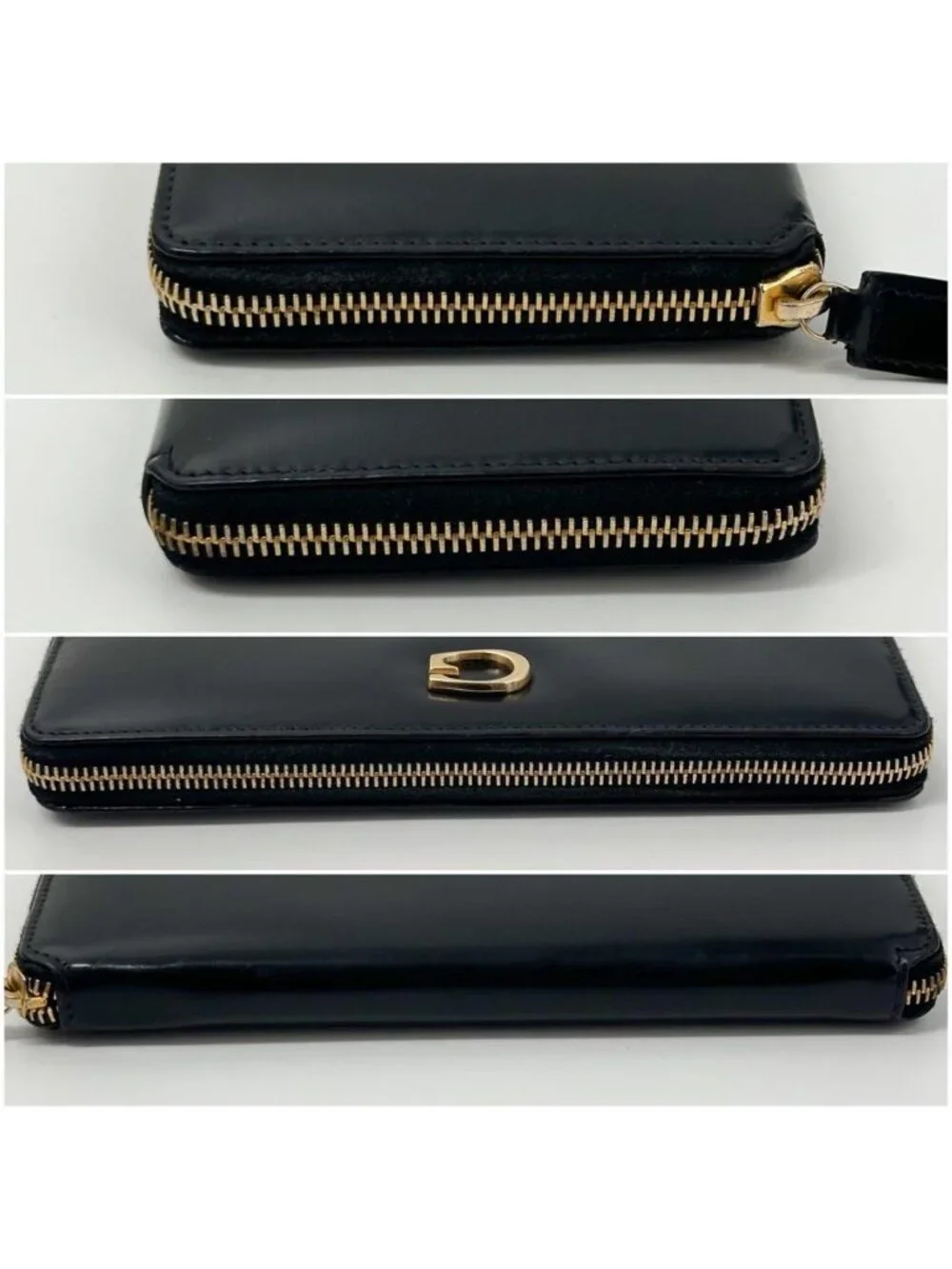 ★SOLD★ Gucci Archive Vintage Zip Around Wallet Leather - Picture 8 of 14